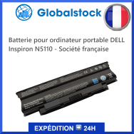 Batterie ordinateur portable DELL Inspiron N5110 - Société française pour ordinateur portable - Qualité premium