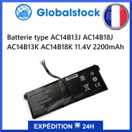 Batterie Batterie type AC14B13J AC14B18J AC14B13K AC14B18K 11.4V 2200mAh pour ordinateur portable - Qualité premium