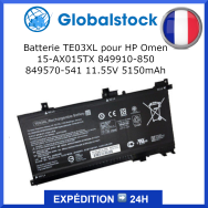 Batterie HP Omen 15-AX015TX 849910-850 849570-541 11.55V 5150mAh pour ordinateur portable - Qualité premium