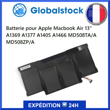 Batterie Apple Macbook Air 13" A1369 A1377 A1405 A1466 MD508TA/A MD508ZP/A pour ordinateur portable - Qualité premium