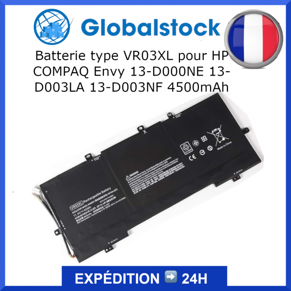 Batterie HP COMPAQ Envy 13-D000NE 13-D003LA 13-D003NF 4500mAh pour ordinateur portable - Qualité premium