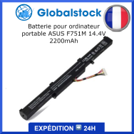 Batterie ordinateur portable ASUS F751M 14.4V 2200mAh pour ordinateur portable - Qualité premium
