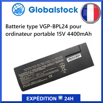 Batterie ordinateur portable 15V 4400mAh pour ordinateur portable - Qualité premium