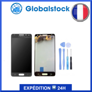 Ecran LCD + Vitre tactile pour Samsung Galaxy Alpha Noir (SM-G850F) + Outils