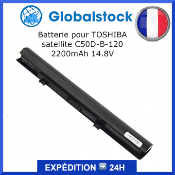 Batterie TOSHIBA satellite C50D-B-120 2200mAh 14.8V pour ordinateur portable - Qualité premium