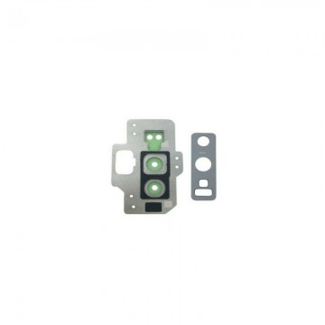 Lentille caméra arrière + contour pour Samsung Galaxy Note 9 Argent (N960)