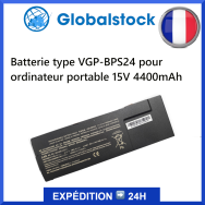 Batterie ordinateur portable 15V 4400mAh pour ordinateur portable - Qualité premium