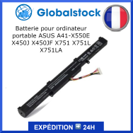 Batterie ordinateur portable ASUS A41-X550E X450J X450JF X751 X751L X751LA pour ordinateur portable - Qualité premium