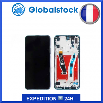 Ecran LCD + Vitre tactile sur châssis pour Huawei P Smart Z Vert + outils