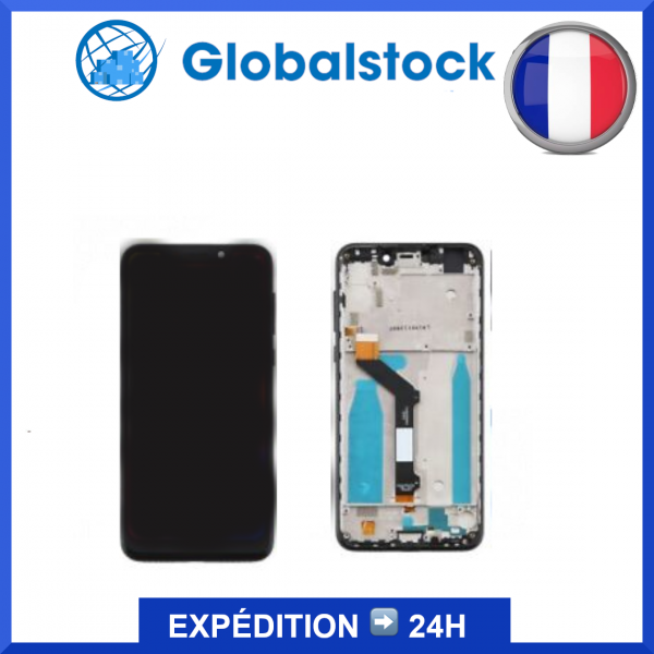 Ecran LCD + Vitre tactile sur châssis pour Motorola MOTO ONE + Outils