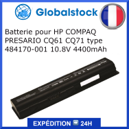 Batterie ordinateur portable HP COMPAQ PRESARIO CQ61 CQ71 type 484170-001 10.8V 4400mAh pour ordinateur portable - Qualité premi