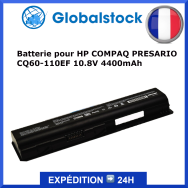 Batterie ordinateur portable HP COMPAQ PRESARIO CQ60-110EF 10.8V 4400mAh pour ordinateur portable - Qualité premium