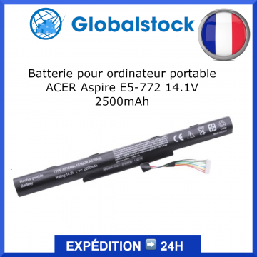 Batterie ordinateur portable ACER Aspire E5-772 14.1V 2500mAh pour ordinateur portable - Qualité premium