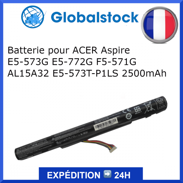 Batterie pour ACER Aspire E5-573G E5-772G F5-571G AL15A32 E5-573T-P1LS 2500mAh