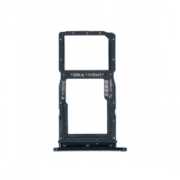 Tiroir carte sim pour Honor 9X/Huawei P smart Pro 2019 Dual Card Noir