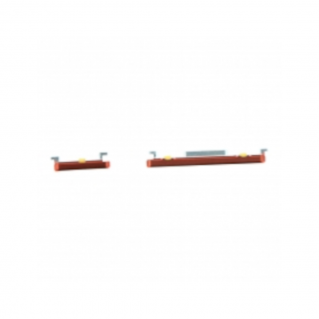 Touches boutons latérales Power+Volume pour Huawei P30 Orange