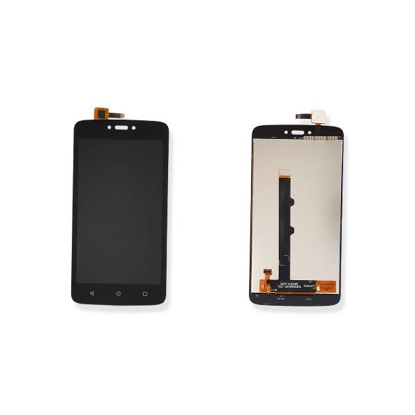 Ecran LCD + Vitre tactile pour LENOVO MOTO C Noir + Outils