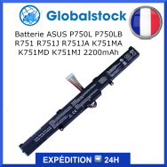 Batterie ASUS P750L P750LB R751 R751J R751JA K751MA K751MD K751MJ 2200mAh pour ordinateur portable - Qualité premium