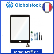 Vitre tactile iPad Mini 3 Noir - Envoi gratuit 24h
