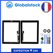 Vitre tactile iPad 4 Noir - Envoi gratuit 24h