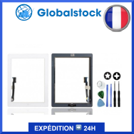 Vitre tactile iPad 4 Blanc - Envoi gratuit 24h