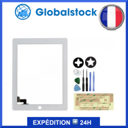 Vitre tactile iPad 2 Blanc - Envoi gratuit 24h