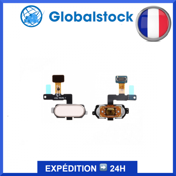 Nappe bouton home pour Samsung Galaxy J5 2017 / J7 2017 Or