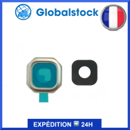 Lentille caméra Samsung Galaxy A3 / A5 / A7 2016 /Argent - Envoi gratuit 24h
