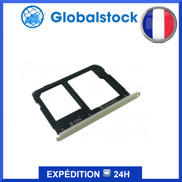 Tiroir SIM + micro SD pour Samsung Galaxy A3 / A5 / A7 2016 Or
