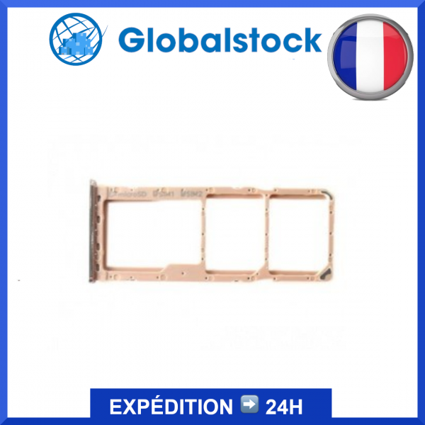 Tiroir SIM Samsung Galaxy A7 2018 (A750F) Or - Envoi gratuit 24h