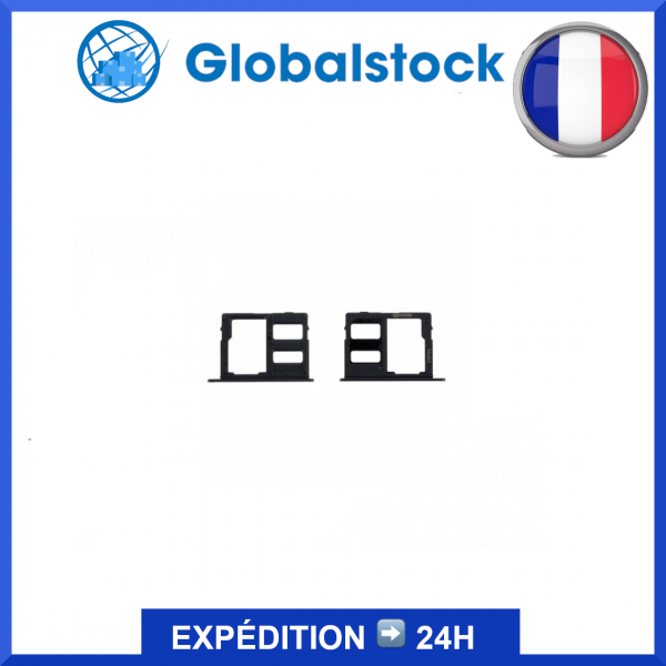 Tiroir SIM Samsung Galaxy J6 2018 (J600F) Noir - Envoi gratuit 24h
