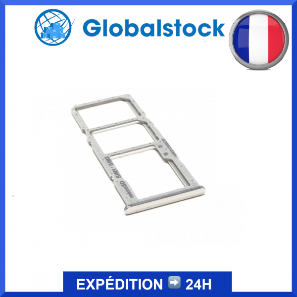 Tiroir SIM Samsung Galaxy (A515F) / A51 5G (A516N) Blanc - Envoi gratuit 24h