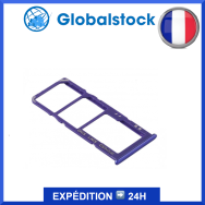 Tiroir SIM Samsung Galaxy A30s / A50s/ A70s Violet - Envoi gratuit 24h