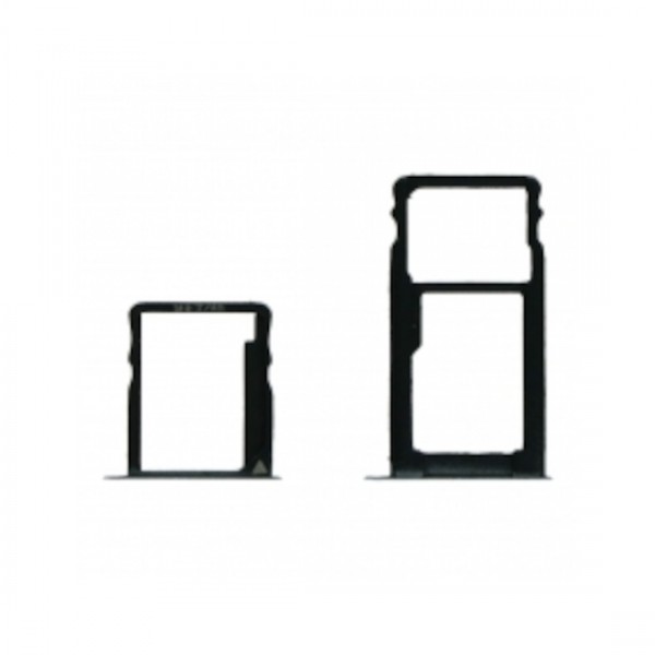 Tiroir Carte SIM et Micro SD pour Huawei Honor 5X Gris